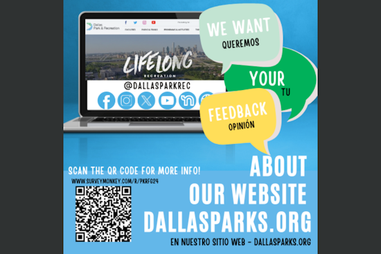 Dallas Park and Recreation Department Calls for Public Input to Revamp DallasParks.org Website