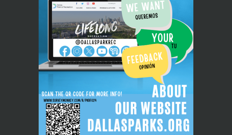 Dallas Park and Recreation Department Calls for Public Input to Revamp DallasParks.org Website