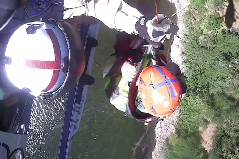 Daring Helicopter Rescue Saves Kayaker on American River Near Camino, 50 Miles from Sacramento