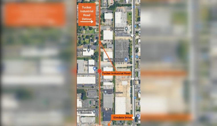 DeKalb County Extends Nighttime Roadwork on Tucker Industrial Road Until July 26