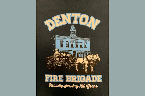Denton Celebrates 150 Years of Bravery: Fire Department Unveils Commemorative Shirts