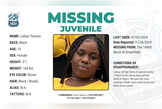 Detroit Community and Police Unite in Search for Missing 13-Year-Old LaNay Thomas