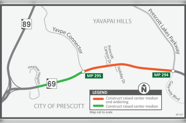 $9.8 Million Upgrade: Prescott's SR 69 Set for Expansion and Safety Enhancements