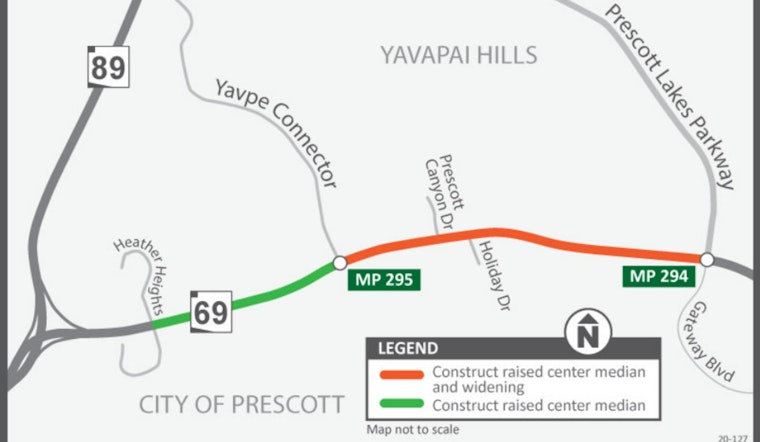 $9.8 Million Upgrade: Prescott's SR 69 Set for Expansion and Safety Enhancements