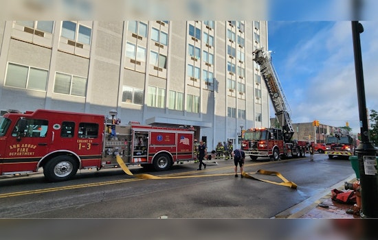 Downtown Ann Arbor High-Rise Fire Deemed Suspicious, No Injuries Reported