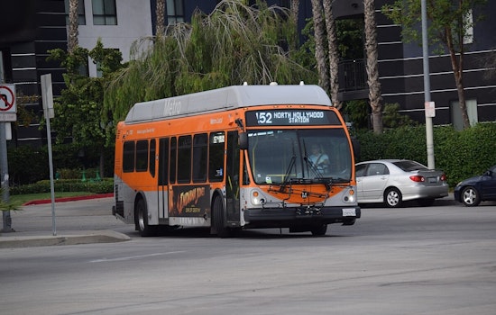 Downtown Los Angeles Metro Bus Tagged, Barraged with Fireworks During Street Takeover