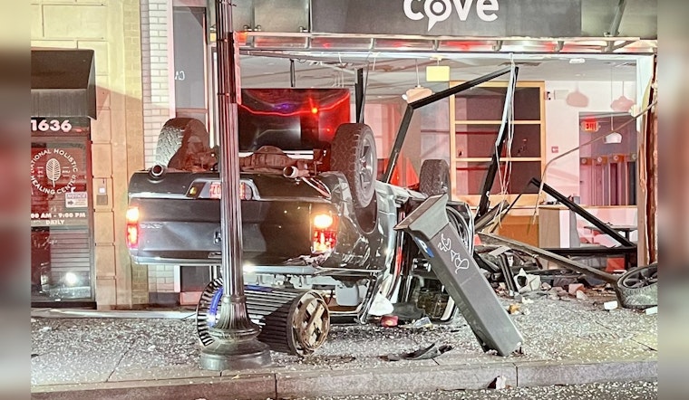 Driver and Passenger Sought After Truck Crashes into Office Building Near Dupont Circle in D.C.