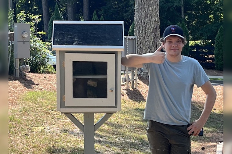 Eagle Scout Candidate Introduces "Little Libraries" to Milton's Freedom and Mayfield Parks