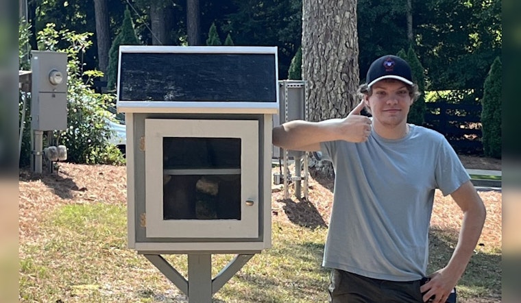 Eagle Scout Candidate Introduces "Little Libraries" to Milton's Freedom and Mayfield Parks