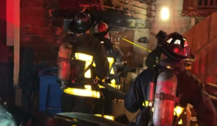 VIDEO: Early Morning Blaze Displaces Family in San Francisco's Mission District, Cause Under Investigation
