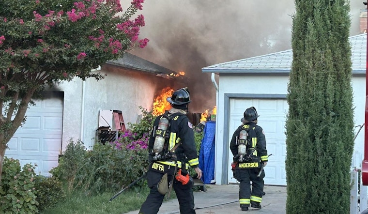 Early Morning Blaze Engulfs Two Modesto Homes, Claims One Life