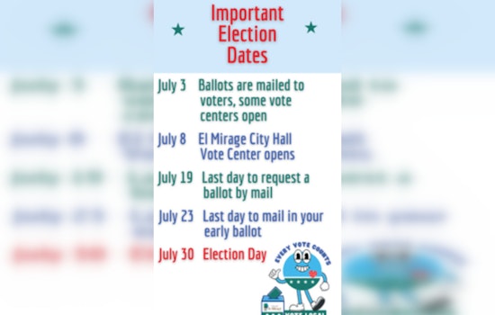 El Mirage Nears Key Primary Election, Crucial City Council Seats at Stake on July 30