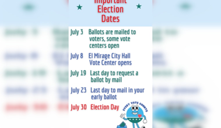 El Mirage Nears Key Primary Election, Crucial City Council Seats at Stake on July 30