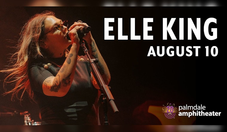 Elle King to Electrify Palmdale Amphitheater with Summer Concert Series Headliner Performance