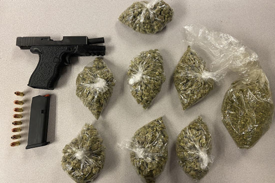 Ellicott City Man Arrested on Active Warrant During Traffic Stop in Glen Burnie, Firearm and Cannabis Seized