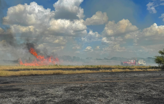 Emergency Services Respond to 40-Acre Brush Fire in Spring Creek with Mutual Aid from Surrounding Departments