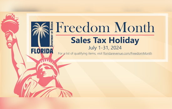 Enjoy Tax-Free Shopping in Florida's "Freedom Month" This July