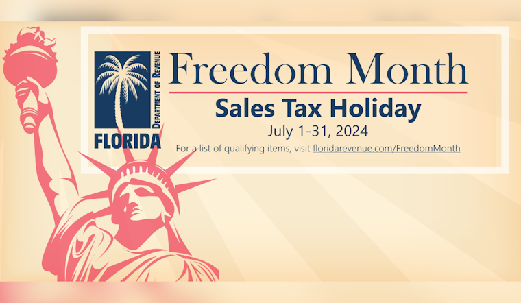 Enjoy Tax-Free Shopping in Florida's "Freedom Month" This July