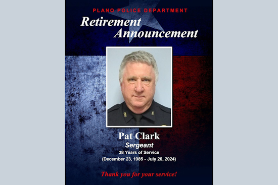 Esteemed Plano Sergeant Set to Retire After 38 Years of Service to the Community