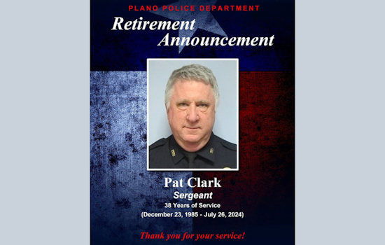 Esteemed Plano Sergeant Set to Retire After 38 Years of Service to the Community