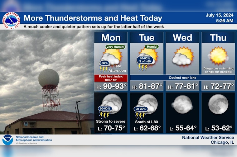 Excessive Heat and Severe Thunderstorms Threaten Chicago, With Potential Flash Flooding and Tornadoes
