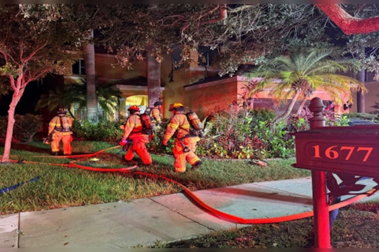 Family Dog Perishes, Firefighter Injured in Weston House Fire, Investigation Underway