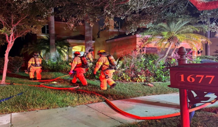 Family Dog Perishes, Firefighter Injured in Weston House Fire, Investigation Underway