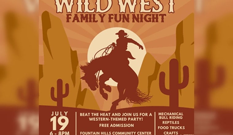 Family Fun Night Brings Western Excitement to Fountain Hills Community Center