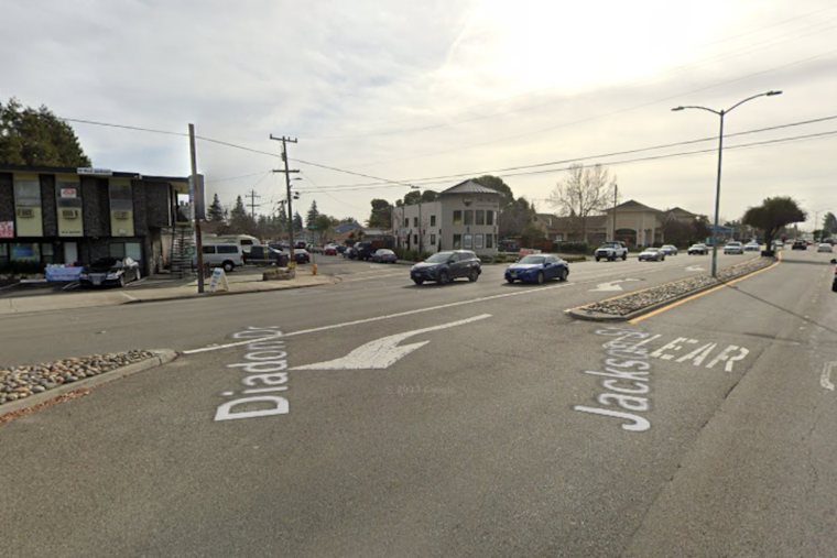 52-Year-Old Man Dies After Striking Cement Pillar on Jackson Street in Hayward
