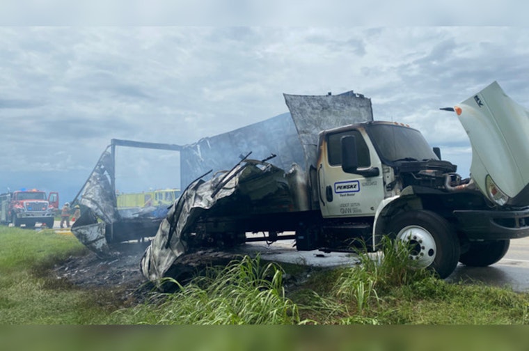 Fayette County Firefighters Extinguish Two Truck Fires in a Single Day, No Casualties Reported