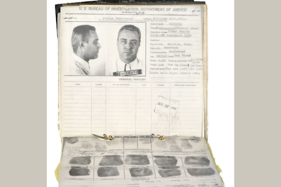 FBI Marks 100 Years of Criminal Fingerprint Database: From Notorious Gangsters to Exonerations