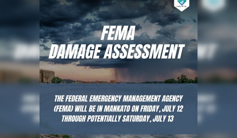 FEMA Conducts Preliminary Damage Assessment in Mankato Following Flood Disaster