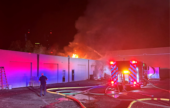 Fire Engulfs Work Van at Rohnert Park Strip Mall, Damages Five Businesses