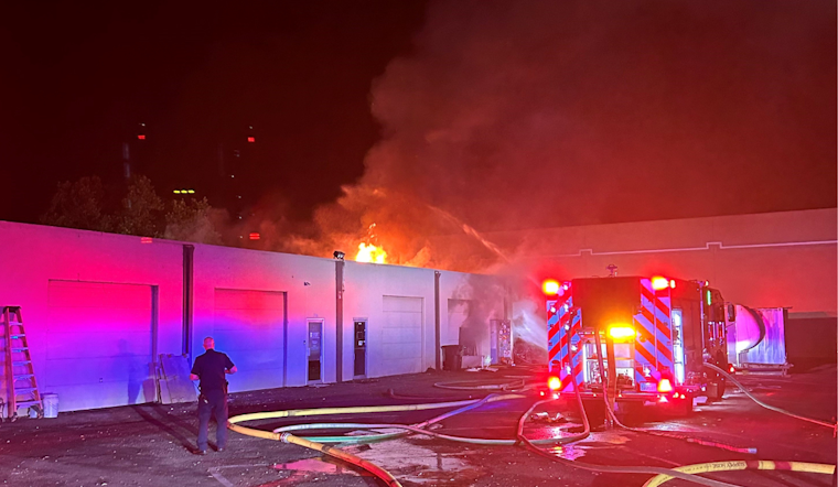 Fire Engulfs Work Van at Rohnert Park Strip Mall, Damages Five Businesses