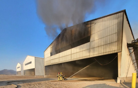 Fire Ravages Chicken Coop at Hickman's Egg Ranch Near Tonopah, Arizona, Cause Under Investigation