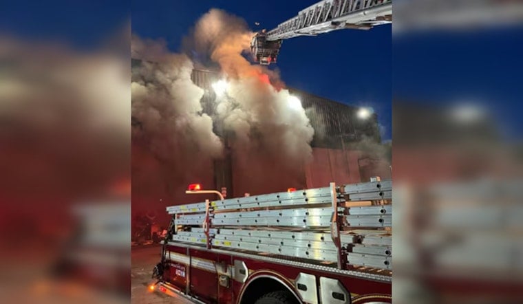 Firefighters Battle Three-Alarm Blaze at Casella Waste Facility in Oxford, MA