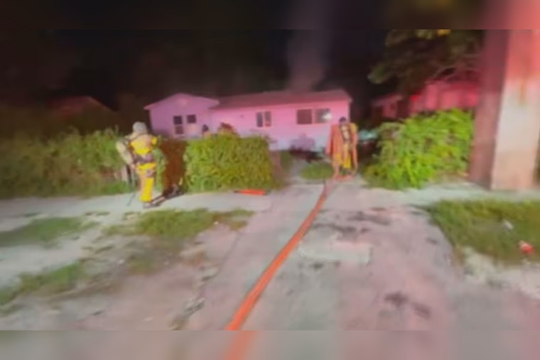 Firefighters Extinguish Early Morning Blaze in Northwest Miami-Dade, No Injuries Reported