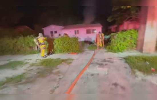 Firefighters Extinguish Early Morning Blaze in Northwest Miami-Dade, No Injuries Reported