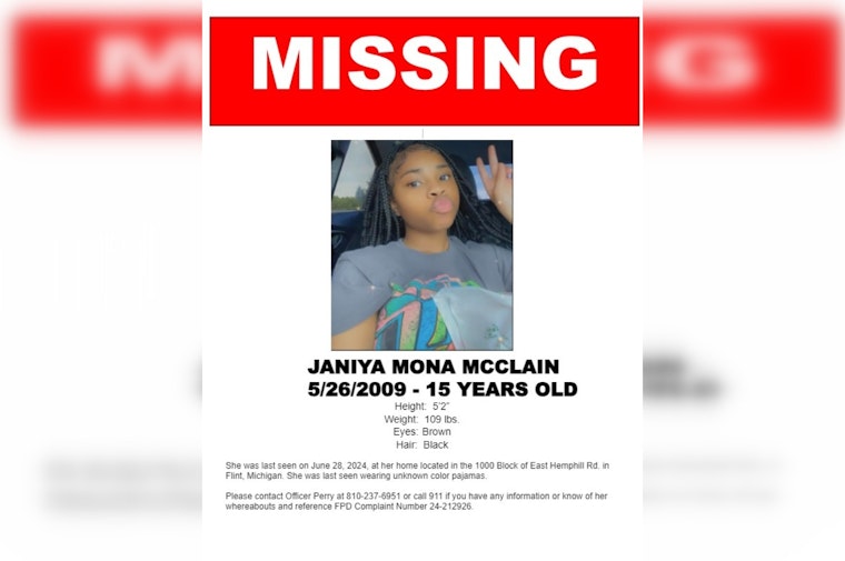 Flint Police and Community Continuously Search for Missing 15-Year-Old Janiya McClain