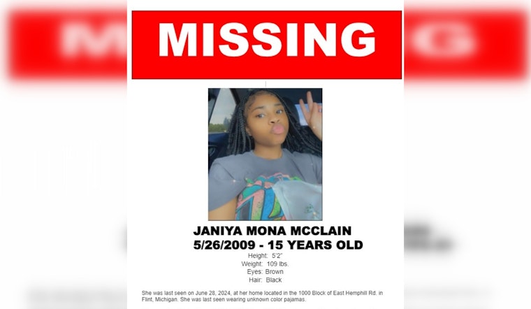 Flint Police and Community Continuously Search for Missing 15-Year-Old Janiya McClain