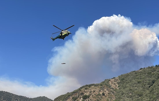 "Fork Fire" Rages Through Angeles National Forest Above Glendora, Evacuations in Place as Families Concerned for Separated Loved Ones