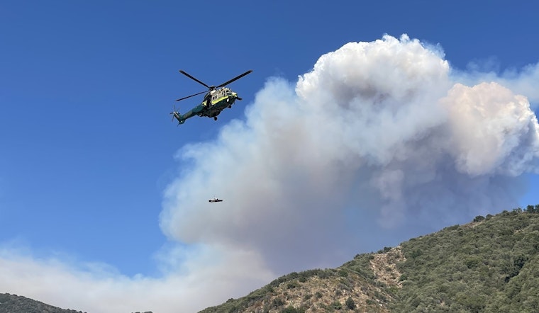 "Fork Fire" Rages Through Angeles National Forest Above Glendora, Evacuations in Place as Families Concerned for Separated Loved Ones