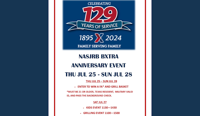 Fort Worth Celebrates as NAS JRB Exchange Approaches Historic 129th Anniversary with Festive Events