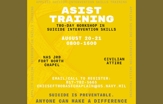 Fort Worth Community Invited to Participate in Suicide Intervention and Alertness Training Sessions