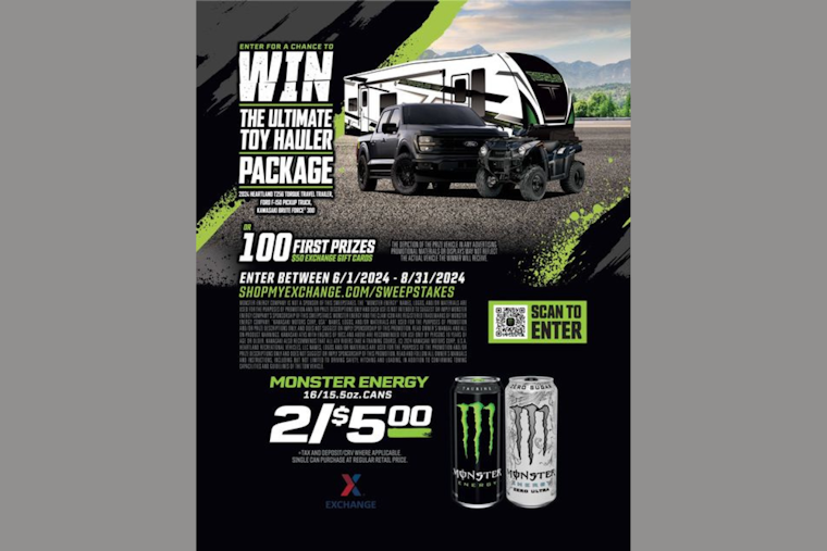 Fort Worth's NAS JRB Announces "Ultimate Toy Hauler" Sweepstakes with Monster Energy for Military Community
