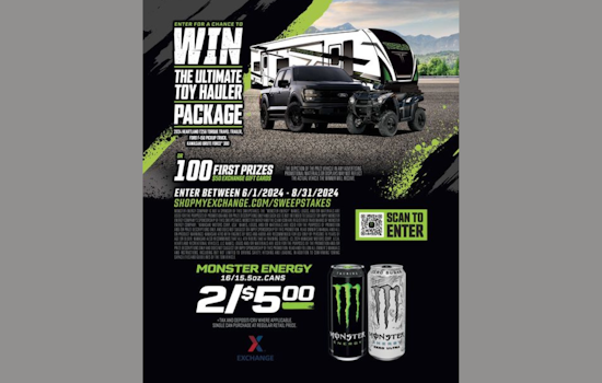 Fort Worth's NAS JRB Announces "Ultimate Toy Hauler" Sweepstakes with Monster Energy for Military Community