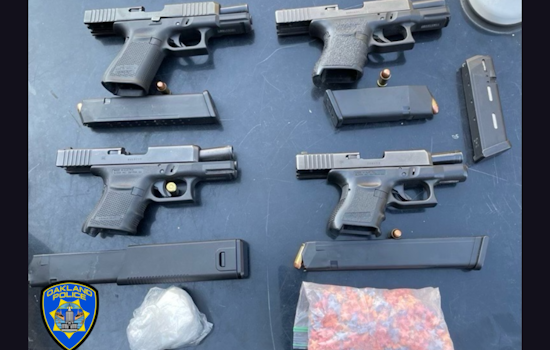 Four Arrested in East Oakland After Police Spot Vehicle Linked to Strong-Arm Robbery