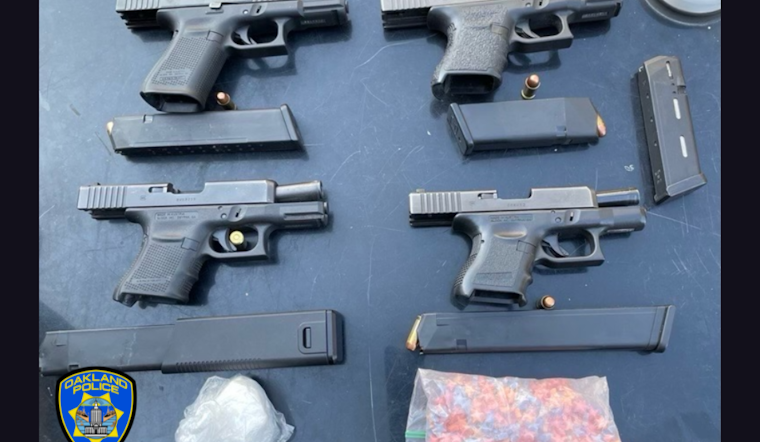 Four Arrested in East Oakland After Police Spot Vehicle Linked to Strong-Arm Robbery