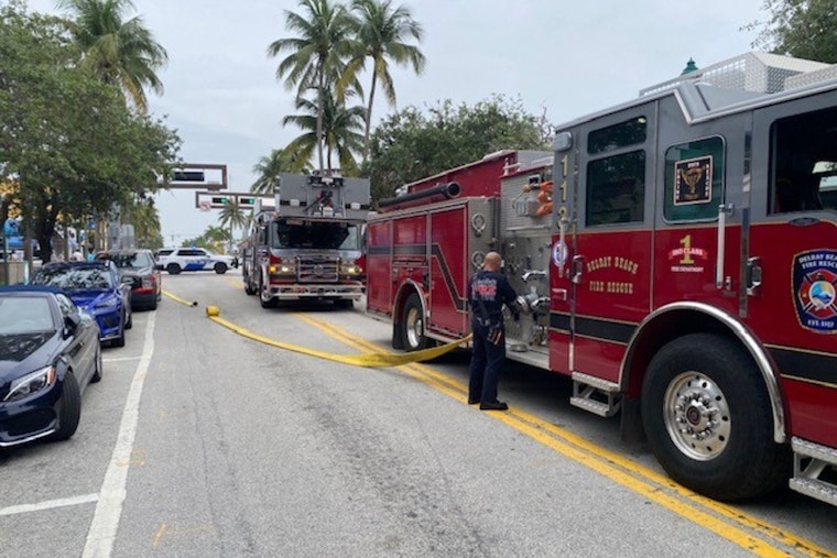 Four Injured in Kitchen Fire at Lemongrass Asian Bistro in Delray Beach, Street Temporarily Closed