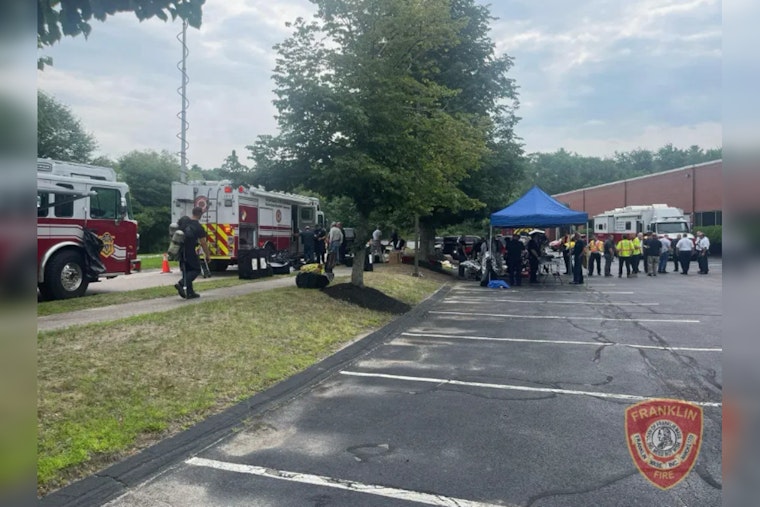 Franklin Hazmat Crews Contain Chemical Spill and Small Fire at Polymer Testing Facility
